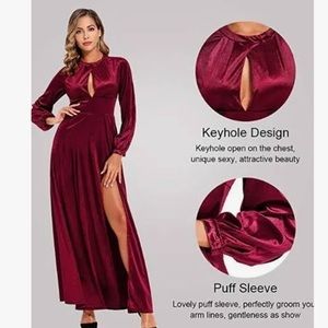 NWT‎ Beautiful red velvet dress
